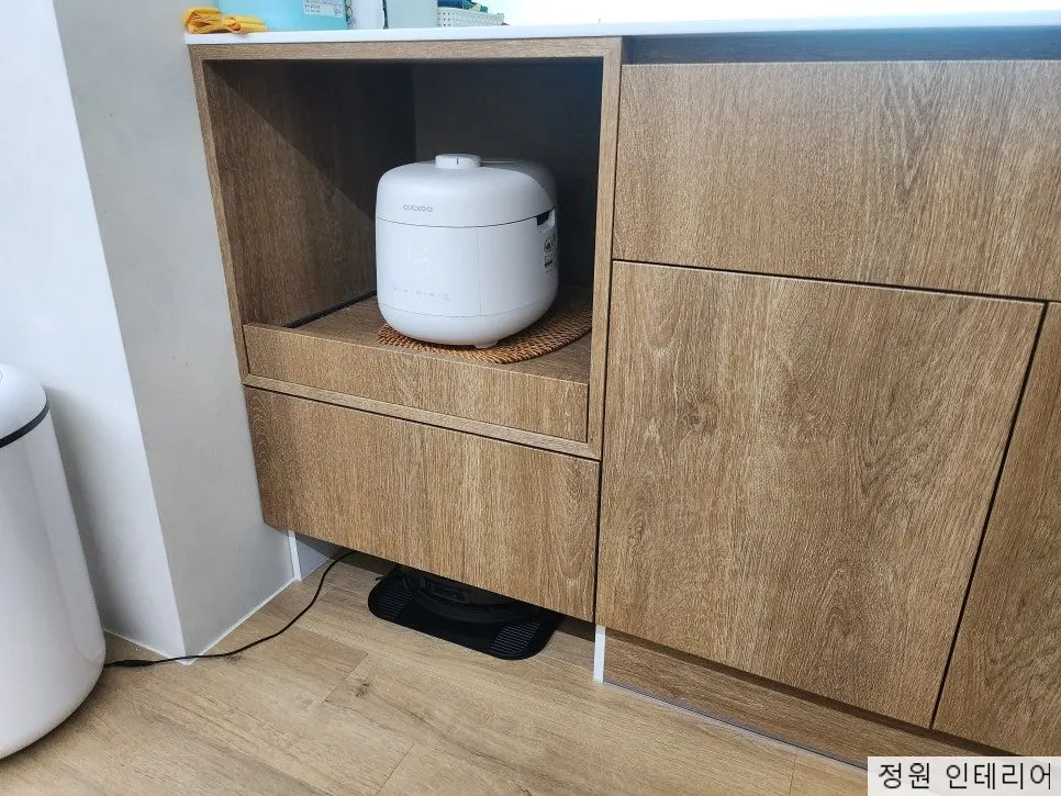 대구 로봇청소기장 리폼 및 설치|달서구 월성코오롱하늘채2단지 에코백스 X8 직배수 전용장 제작기 현장 사진 32