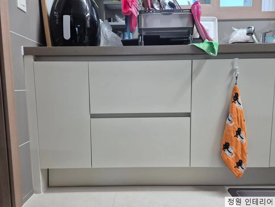 울산 직배수 로봇청소기 수납장 리폼 제작 by송정반도유보라아이비파크 현장 사진 4