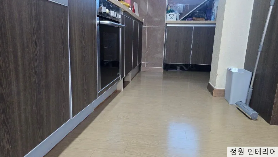 칠곡 석적읍 드리미 수납장 개조 한솔솔파크강변 800mm 하부장을 나눠 쓴 현장 현장 사진 12