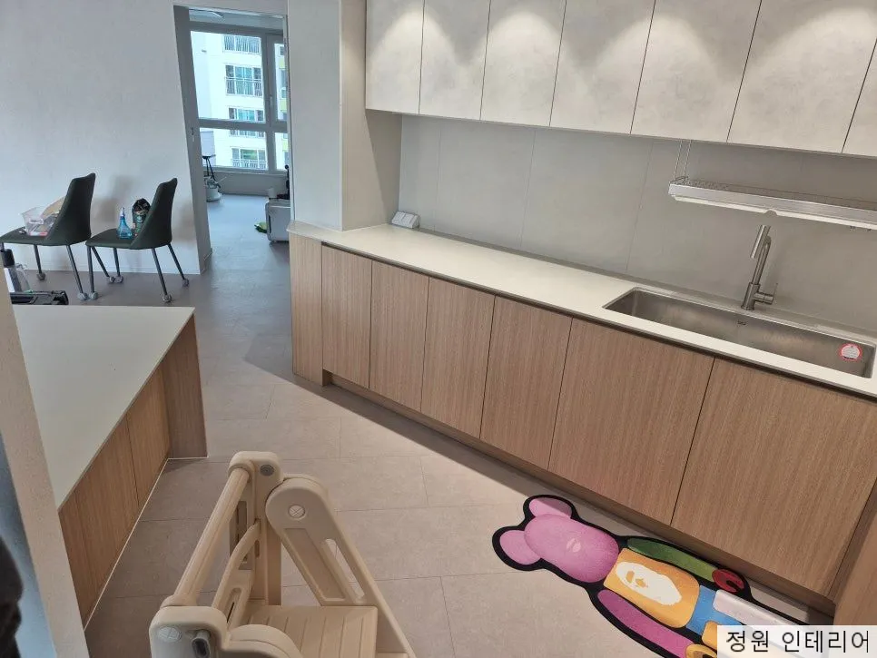 부산 싱크대 상판 대리석 주방uv코팅 , 동래구 온천반도보라스카이뷰 현장 사진 7
