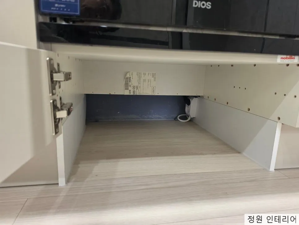 포항 북구 흥해읍 한화포레나 로봇청소기장 리폼 오븐 아래 치수를 맞춘 현장 현장 사진 8